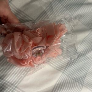 Pink Floral Hair Clip